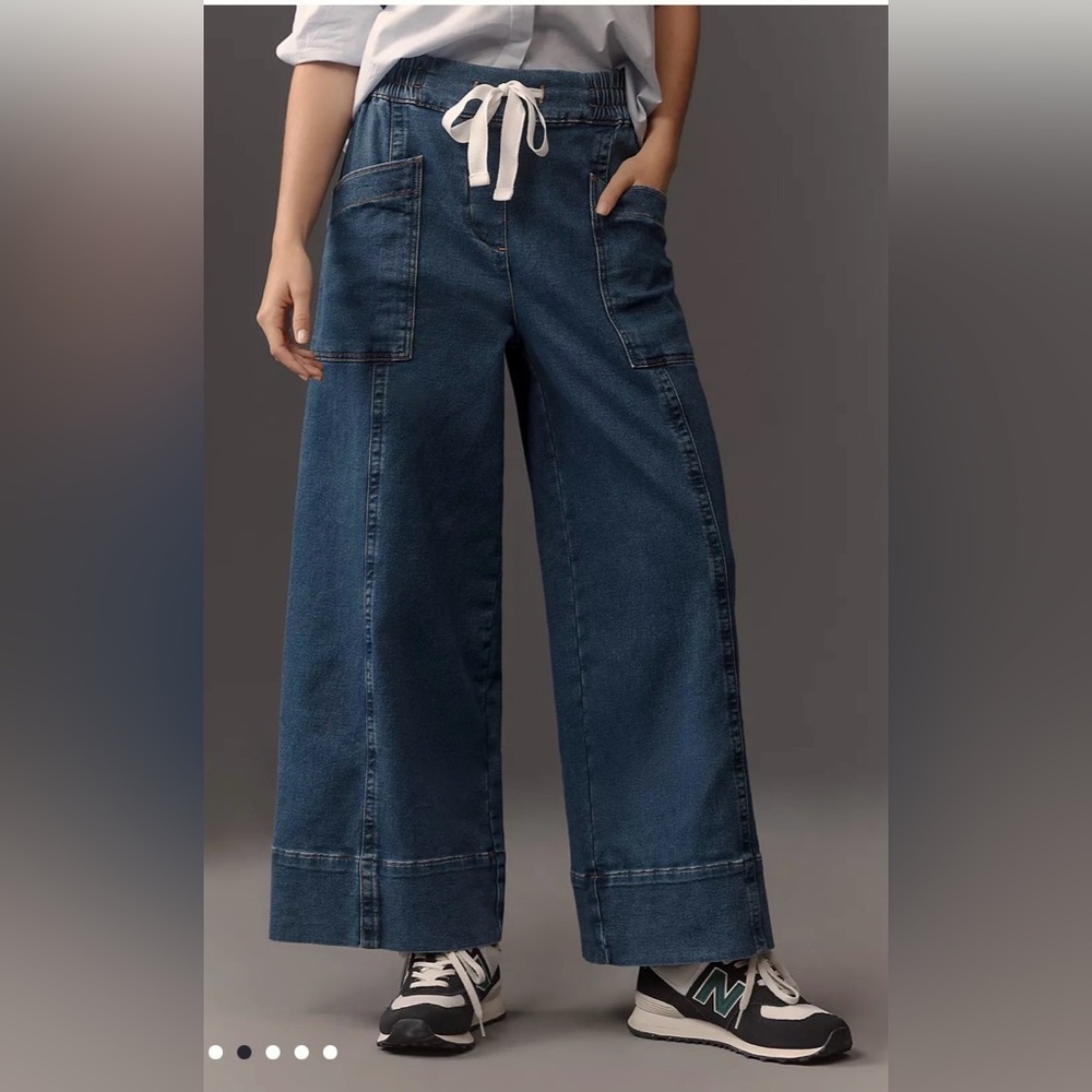 Anthropologie Maeve Tie-Waist Wide-Leg
Jeans - Small - Picture 3 of 7